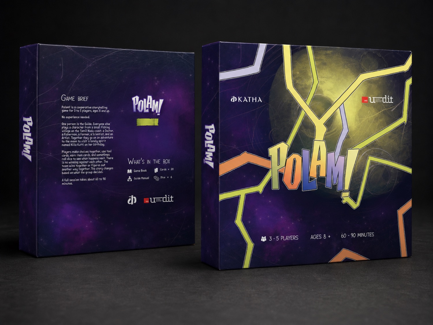 Polam Game box mockup